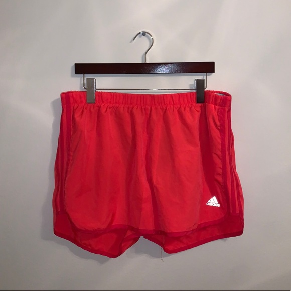 adidas Pants - Adidas Aktiv Womens Red Athletic shorts